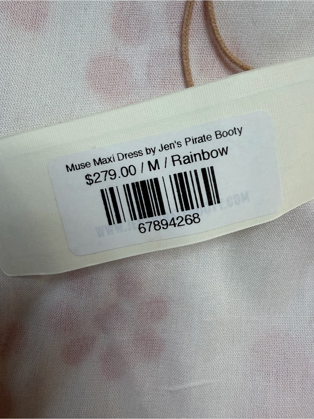 Jen’s Pirate Booty Muse Maxi Dress in Rainbow Watercolor Daisy Print Medium $279 - Picture 7 of 16